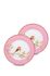 Early Bird Set/2 Frühstücksteller Rosa 21 cm
