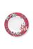 Flower Festival Deep Plate Light Dark Pink 21.5 cm