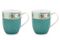 Lot de 2 Tasses de Petits Taille Blushing Birds en Coloris Bleu