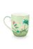 Jolie Mug Small Gold Dots Green