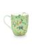 Jolie Mug Small Flowers Green