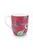 Flower Festival Mug Small Dark Pink