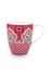 Flower Festival Tasse Gross Deco Dunkelrosa