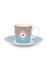 Love Birds Tasse & Untertasse Blau/Khaki