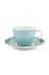 Blushing Birds Espresso Cup & Saucer blue