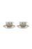 Blushing Birds Set/2 Cappuccino Tassen & Untertassen Khaki
