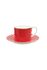 Love Birds Espresso Tasse & Untertasse Rot