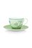 Jolie Cappuccino Tasse & Undertasse Grün