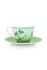 Jolie Cappuccino Tasse & Undertasse Grün