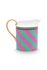 Pip Chique Stripes Jug Small Pink/Green