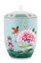 Blushing Birds Storage Jar blue