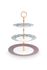 Flower Festival Cake Stand 3 Levels Light Blue