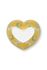 La Majorelle Large Serving Tray Heart Yellow