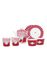Love Birds Breakfast Set/7 Red/Pink