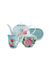 Blushing Birds Tea Set/4 Blue