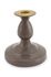 Blushing Birds Metal Candle Holder Khaki 14 cm