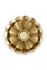 Set/2 Flaschenkerzenhalter Blume Gold 10 cm