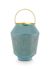 Lantern Enamelled Dark Green 29cm