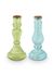 Set/2 Kerzenhalter Blau