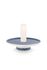 Cross Stitch Candle Tray Blue 14cm