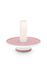 Royal Stripes Candle Tray Pink 14cm