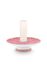 Royal Stripes Candle Tray Flower Pink 14cm