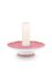 Royal Stripes Candle Tray Flower Pink 14cm