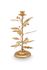 Candle Holder Leaves Gold 27cm