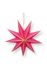 Christmas Star Paper Overall Print Pink 60cm