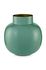 Runde Metall Vase Grün 25 cm