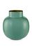 Vase Rond en Métal en Coloris Vert 25 cm