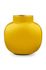 Vase Rond en Métal en Coloris Jaune 25 cm