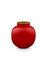 Round Mini Vase Red 10 cm