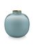 Metall Vase Hellblau 23 Cm