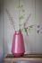 Metall Vase Rosa 36 Cm