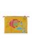 Cosmetic Flat Pouch Small Jambo Flower Blurred Lines Yellow