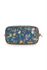 Toilettas Vierkant Klein Petites Fleurs Donkerblauw