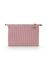 Cosmetic Pouch Small Flower Festival Light Blue/Scallop Red