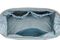 Cosmetic Purse Large Flower Festival Light Blue