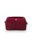 Cosmetic Purse Extra Large Velvet Quiltey Days Red