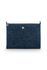 Cosmetic Flat Pouch Large Velvet Quiltey Days Blue