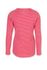 Top Lange Mouw Tonal Stripe Rood