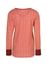 Top Lange Mouw Star Flower Rood