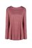 Sport Shirt Lange Mouw Lace Flower Rood