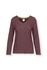 Top Long Sleeve Leafy Dots Terra Red