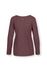 Top Long Sleeve Leafy Dots Terra Red
