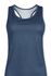 Sport Top Sleeveless Lace Flower Blue