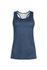 Sport Top Sleeveless Lace Flower Blue