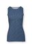 Sport Top Mouwloos Cross Stitch Blauw