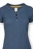 Sport Top Kurze Ärmel Cross Stitch Blau